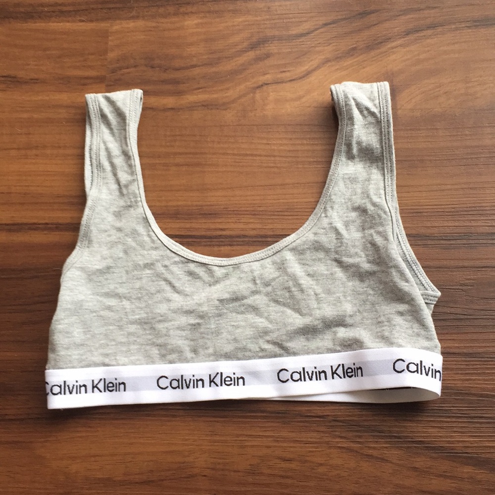 little girls Calvin Klein sports bra